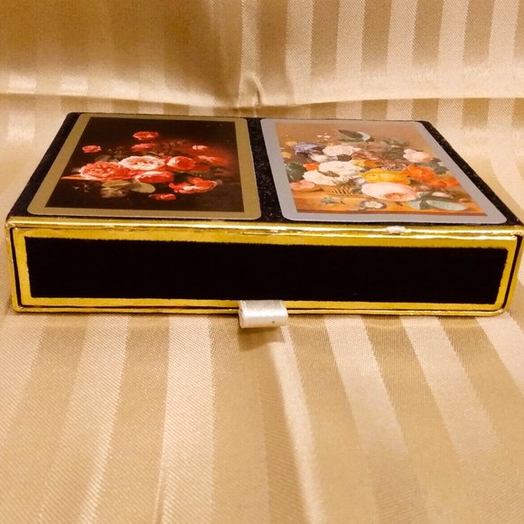 Vintage Congress Double Deck Floral/Roses Playing Cards - Picture 13 of 16